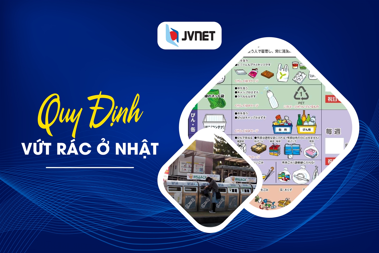 Quy định phân loại rác ở Nhật